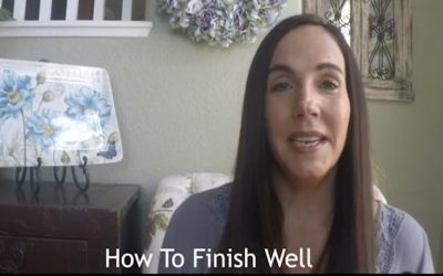 How to Finish Well